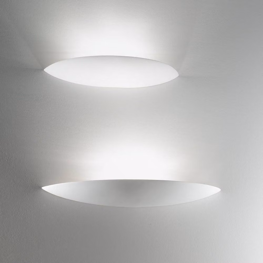Netlighting Elegance Lifestyle White Ceramic Plaster Dome Wall Light with 1x R7S Socket – 2