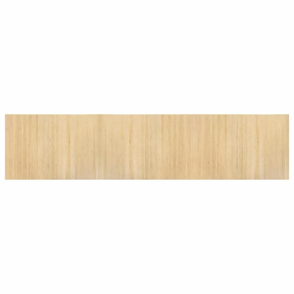 Berkfield Home Rectangular Bamboo Rug in Beige, W: 70 cm, L: 300 cm – 1
