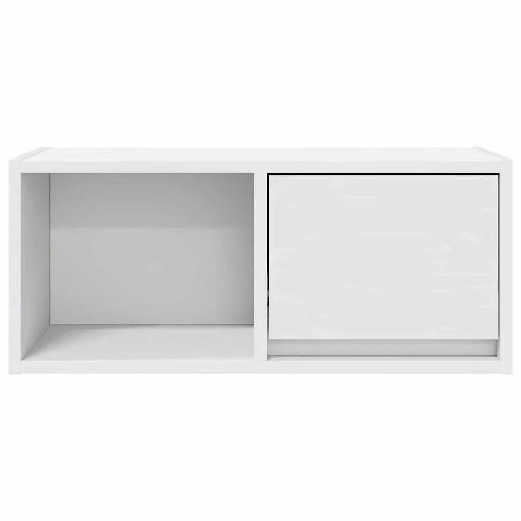 Berkfield Home White TV Cabinet in MDF, W: 60 cm, D: 31 cm, H: 25.5 cm – 2