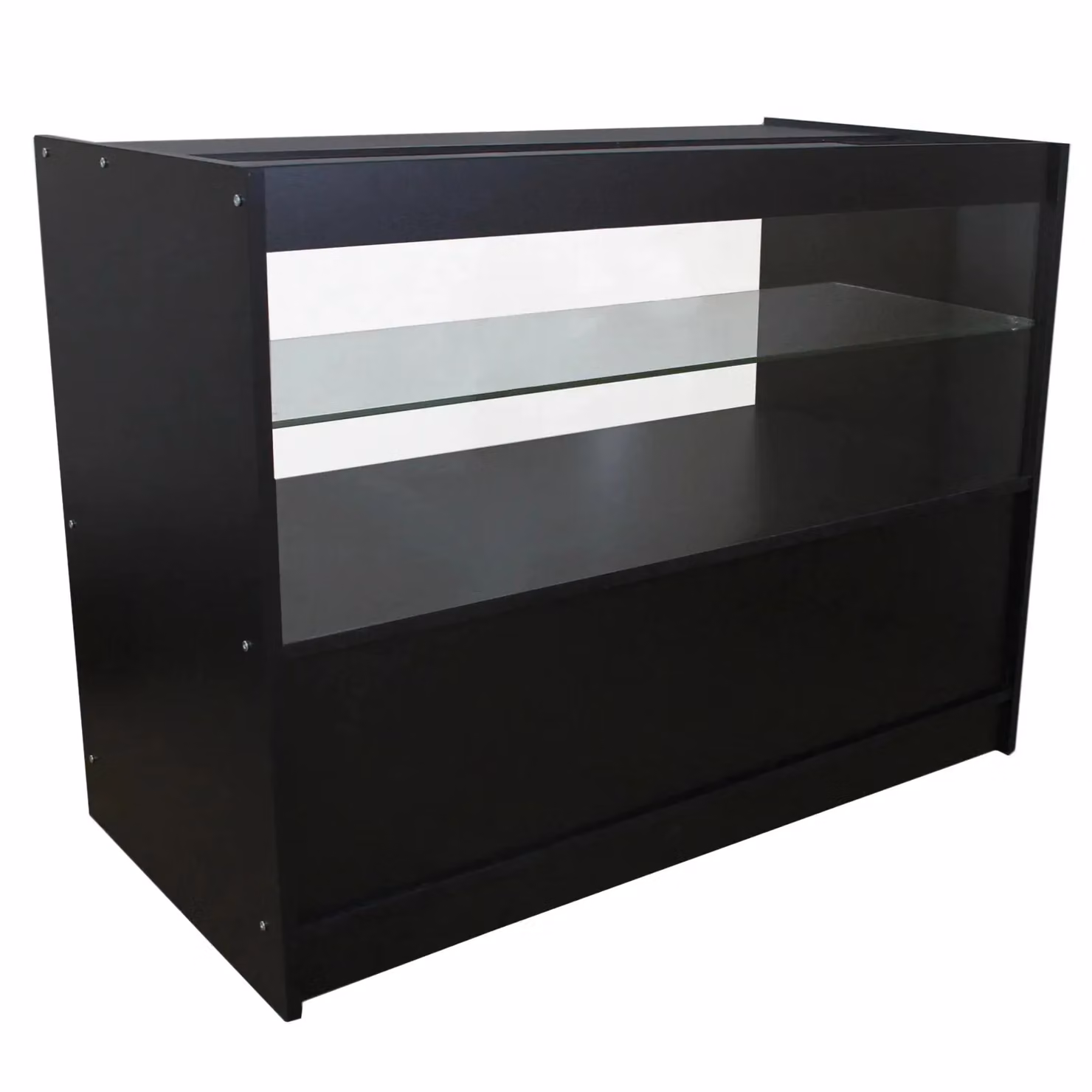 Monstershop Emperor C1200 Retail Shop Counter in Black and White, W/D/H: 120 x 60 x 90 cm – 2