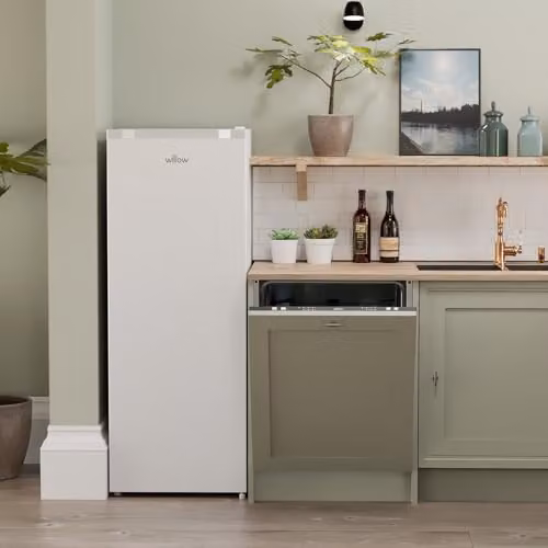 Willow WTL55W 241L Freestanding Tall Larder Fridge in White – 3