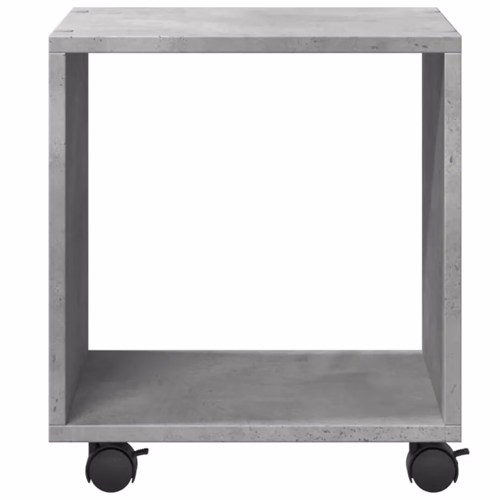Berkfield Home vidaXL Rolling Cabinet in Concrete Grey, W/D/H: 37 x 33 x 42.5 cm – 4