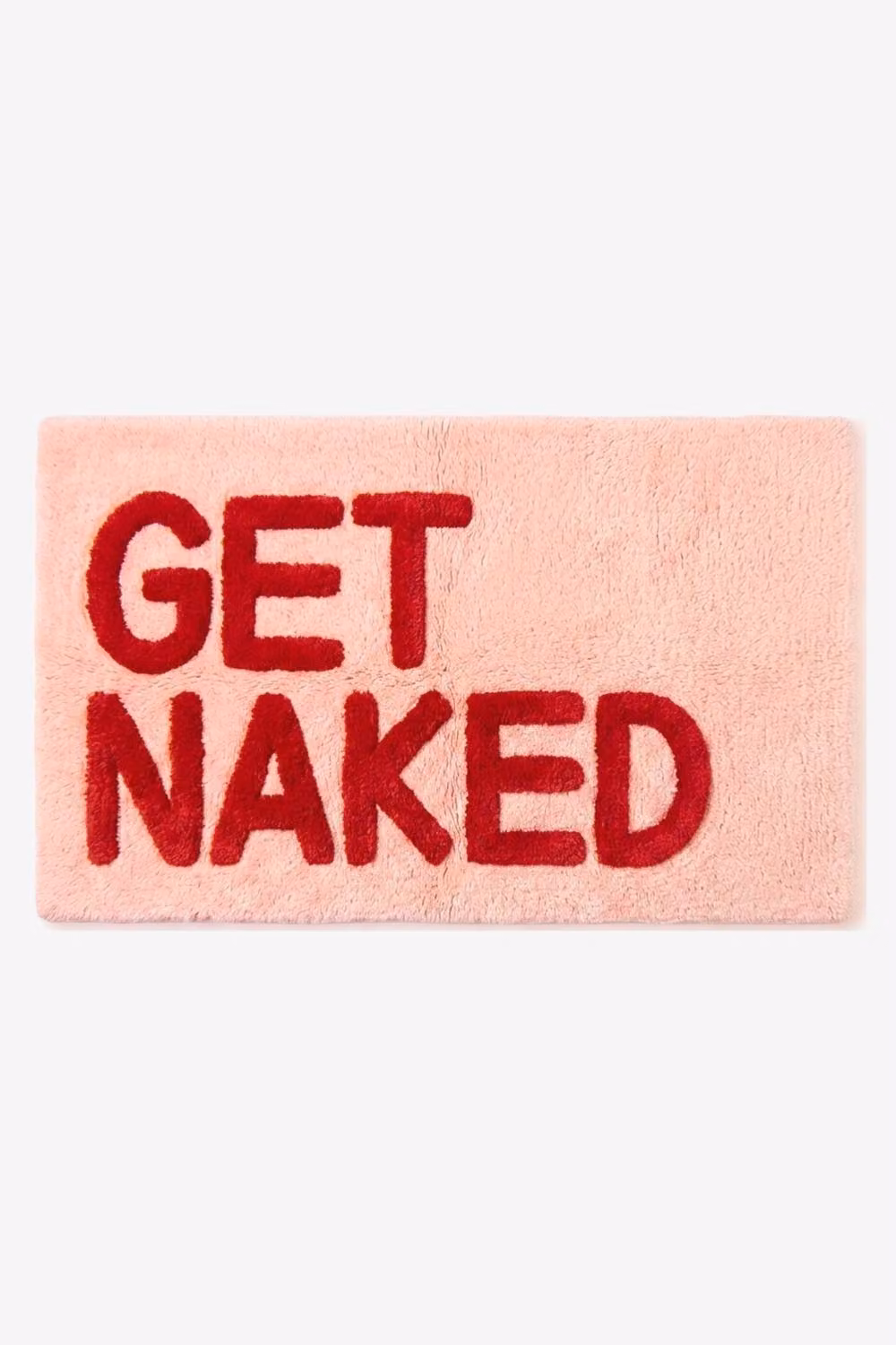 Mooky Mats Get Naked Pink Non-Slip Graphic Bath Mat, W: 80 cm, D: 50 cm – 2