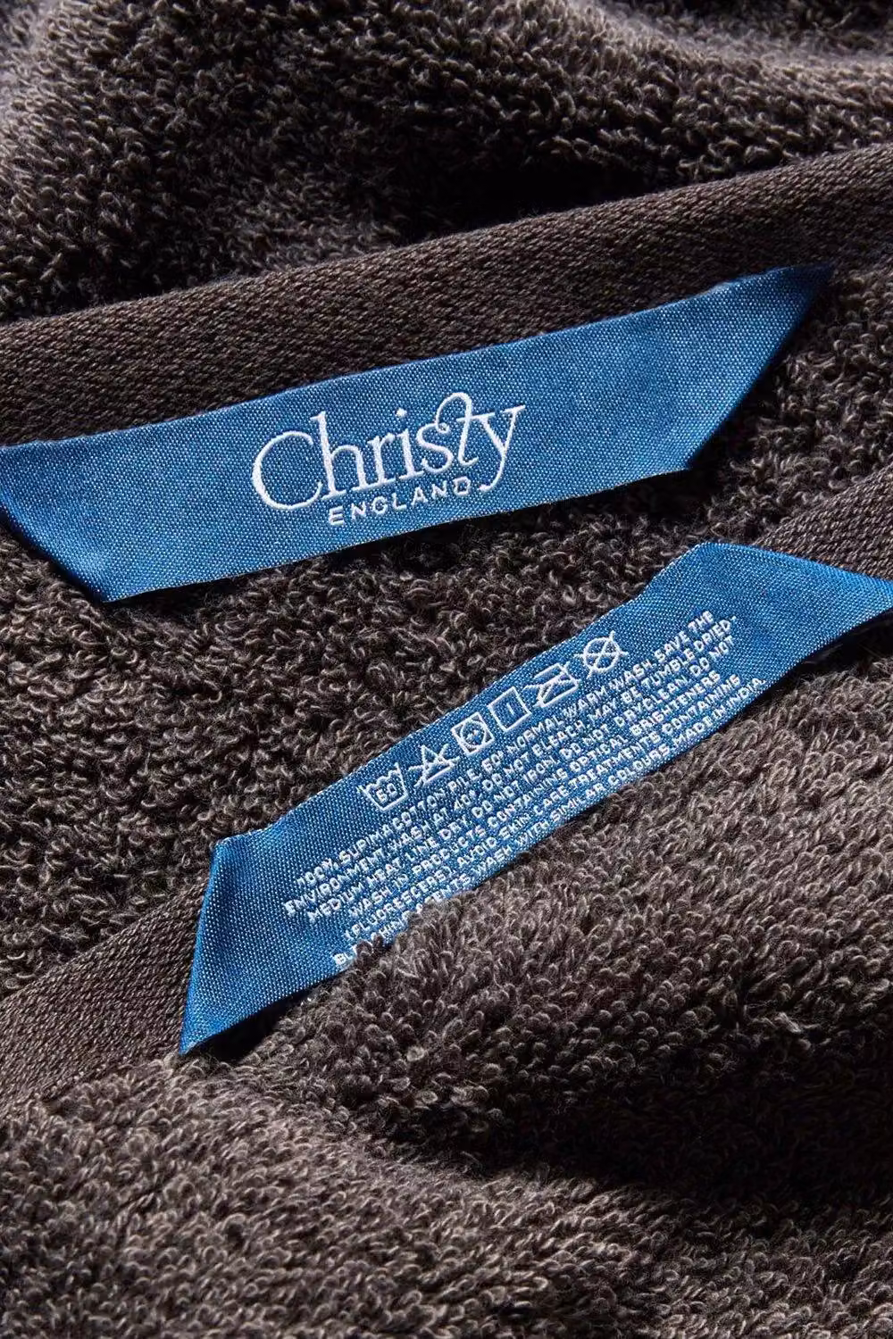 CHRISTY Supreme Hygro Luxury 100% Supima Cotton Pile Towels in Dark Grey – 3