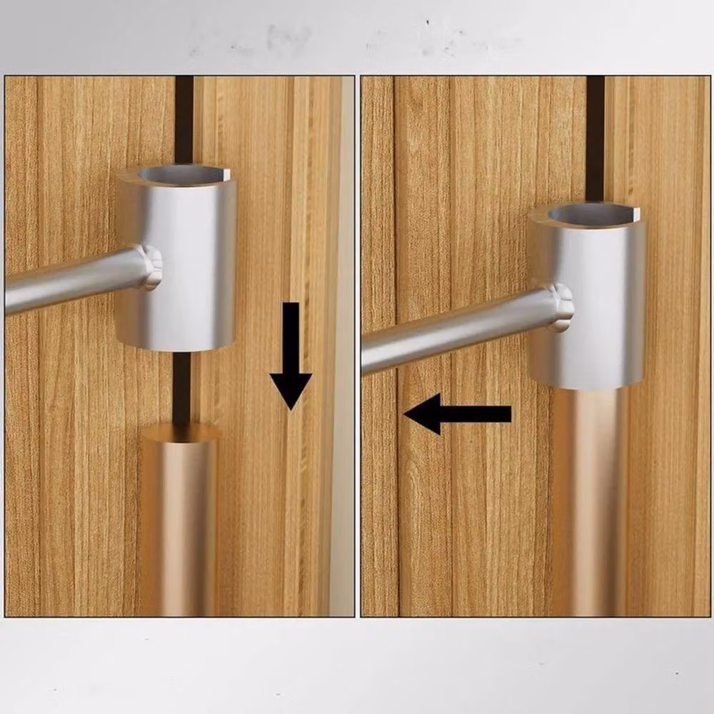 FLAVORA 2-Piece Steel Door Hinge Gap Adjusting Wrench Set in Metallic Silver, W: 520 mm – 4