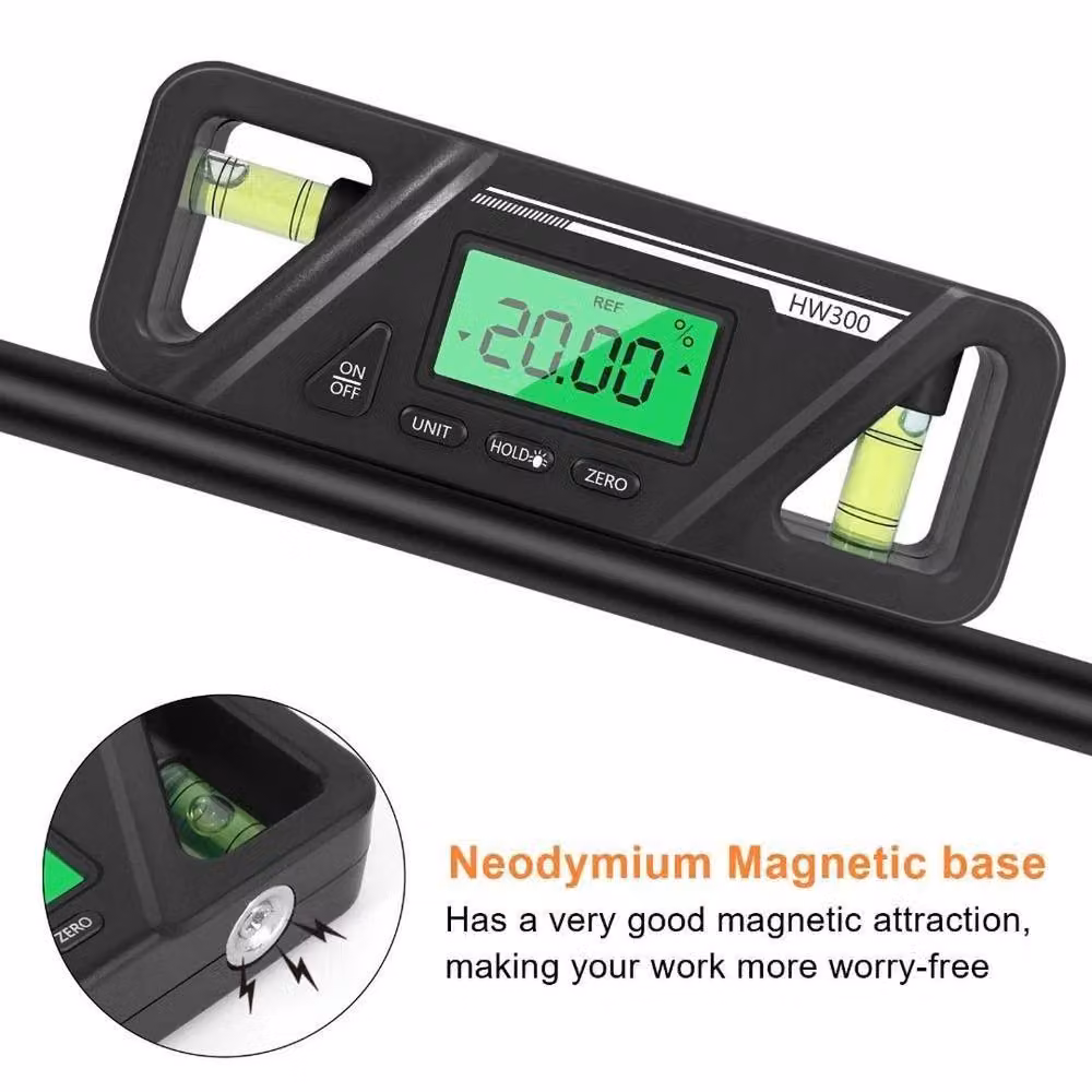EONLION Black Digital Magnetic Goniometer with LCD Display – 4