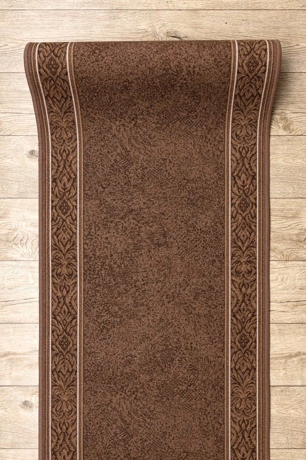 RugsX Sttropez Anti-Slip Runner in Brown, W: 100 cm, L: 400 cm – 4