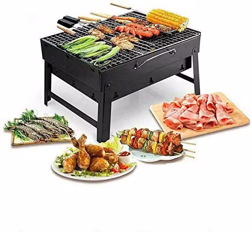 Redwood Leisure Portable Folding Tabletop Charcoal BBQ Grill in Black – 3