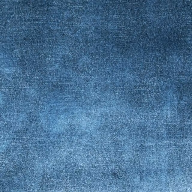 Ante Decor Velvet Upholstery Fabric, Waterproof and Fire Retardant, Blue