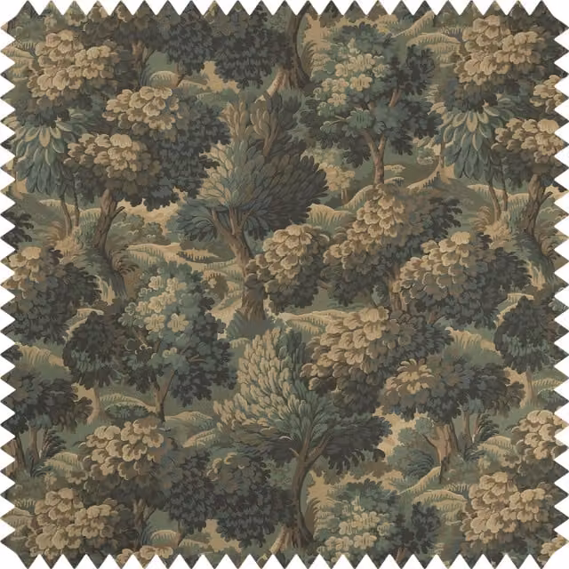House of Hackney NEMOR Cotton Linen in Bronze and Multicolour