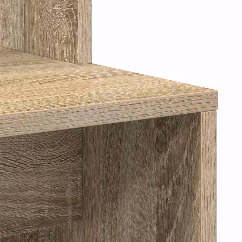 Berkfield Home Sonoma Oak Computer Desk in Light Oak – 5