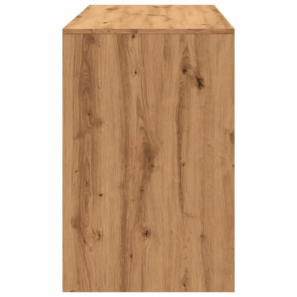 Berkfield Home Artisan Oak Writing Desk in Brown, W/D/H: 101 x 50 x 76.5 cm – 4