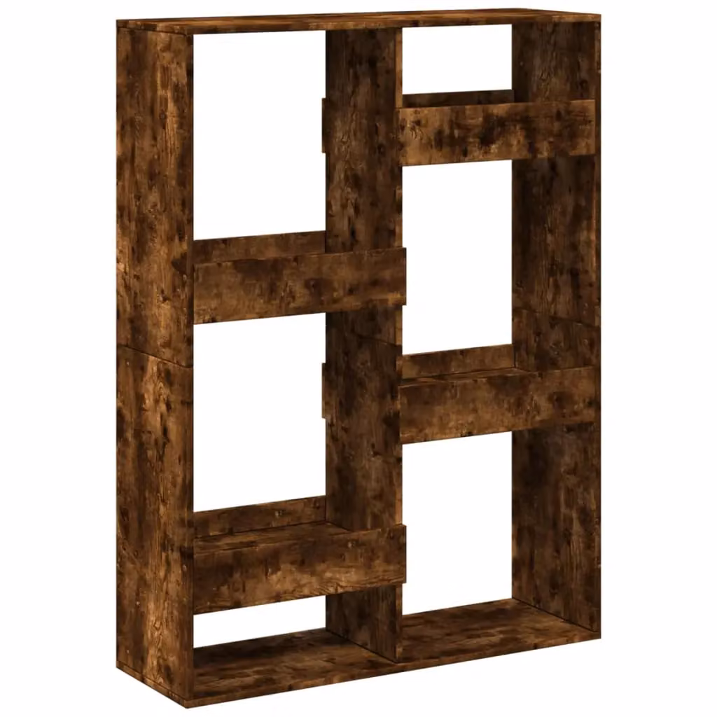 Berkfield Home Smoked Oak Room Divider in Brown, W/D/H: 100 x 33 x 135 cm – 2