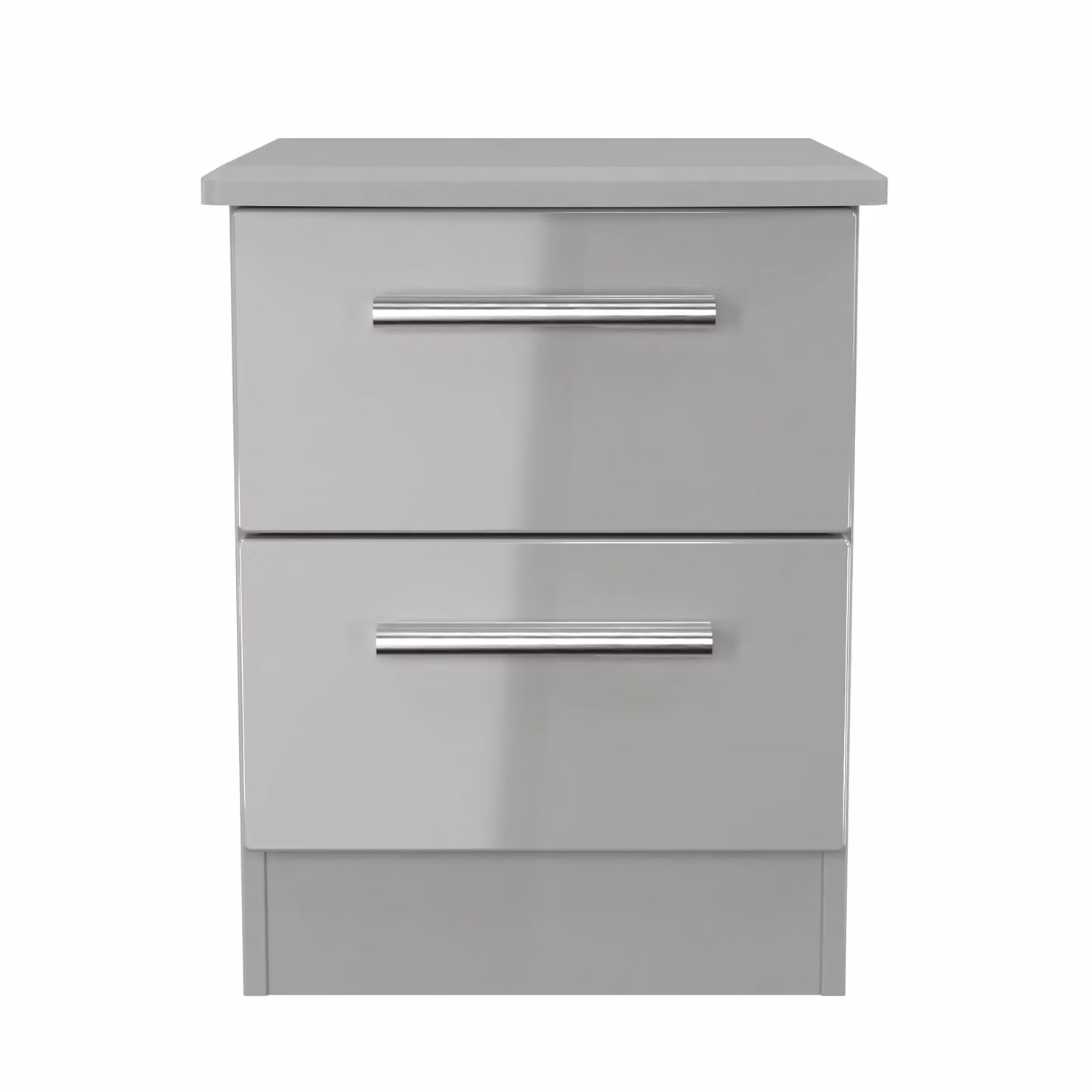 2 U Windsor 2 Drawer Bedside Cabinet in Dark Grey, Ready Assembled – 2
