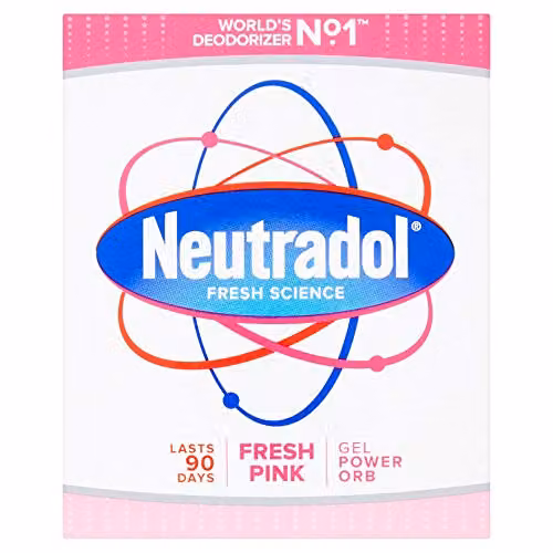 Neutradol Pink Gel Air Freshener in White