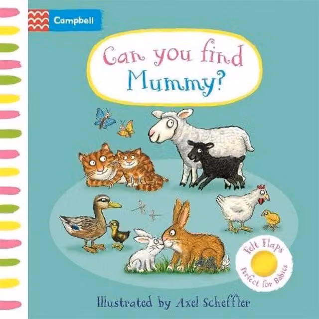 Campbell Books Can You Find Mummy? Multicolour Soft Flaps Board Book for Babies