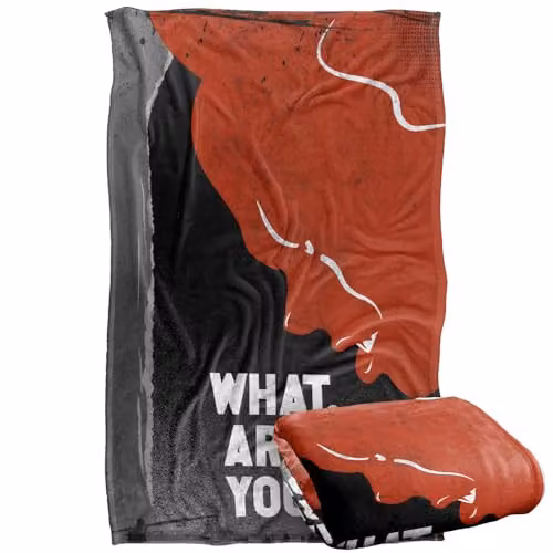 LOGOVISION Welcome To Derry Pennywise What Are You Super Soft Fleece Throw Blanket, Multicolour, W/D/H: 91 x 147 cm – 1