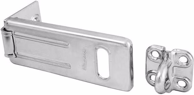 Master Lock Silver Wrought Steel Hasps