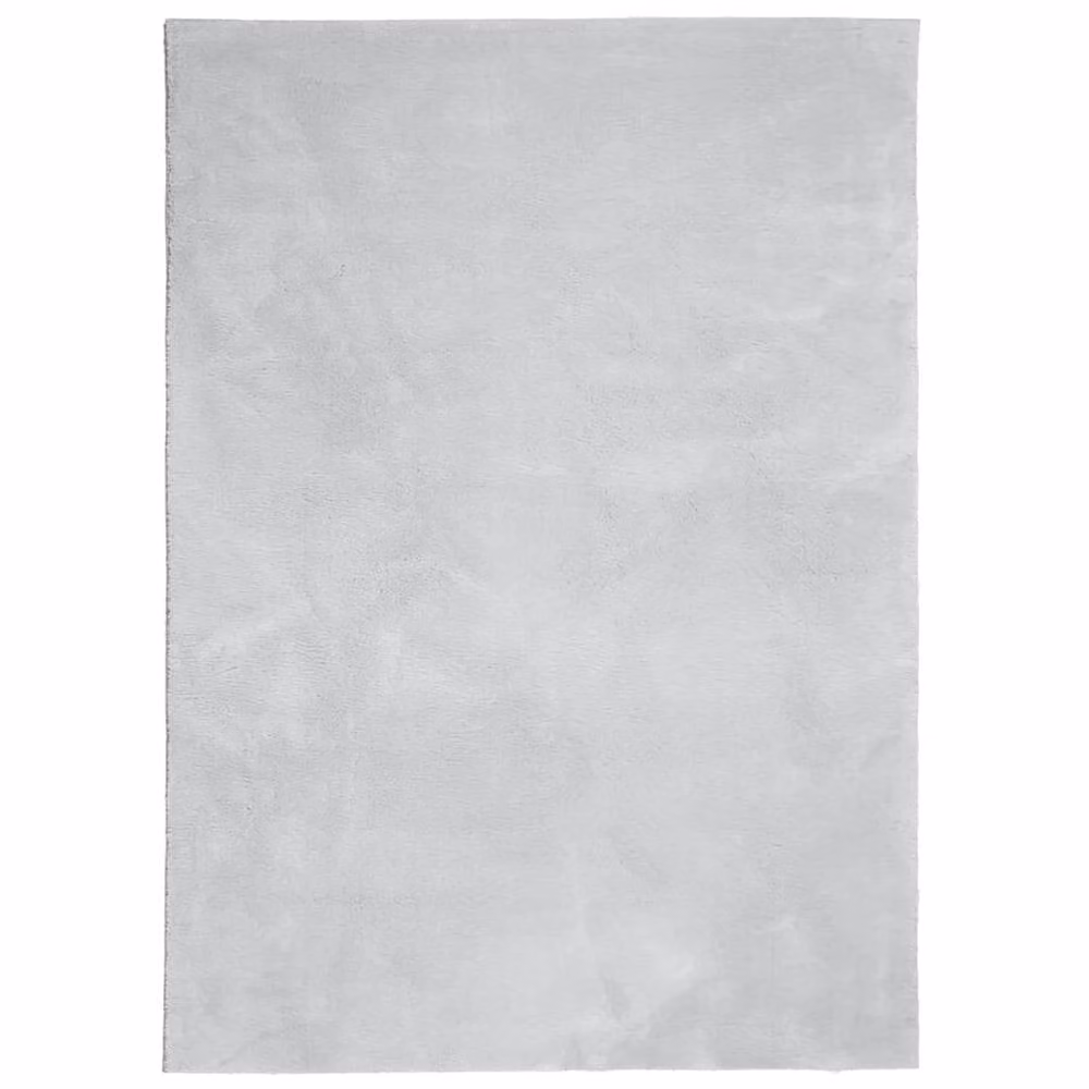 Berkfield Home HUARTE Grey Short Pile Washable Soft Rug W: 160 cm, D: 230 cm