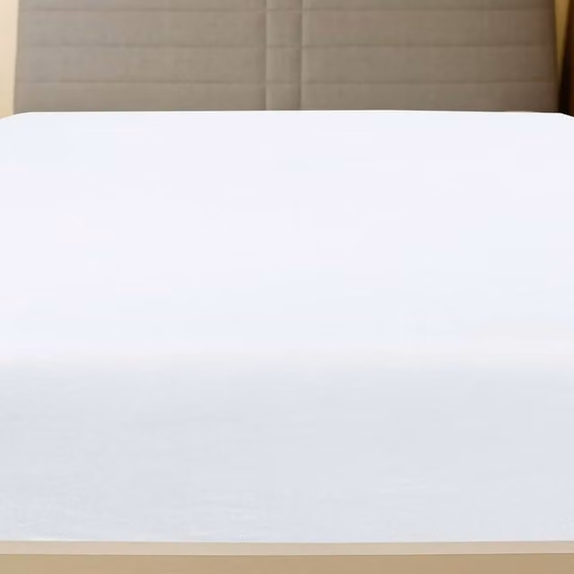 Berkfield Home White Cotton Jersey Fitted Sheet, W: 160 cm, L: 200 cm