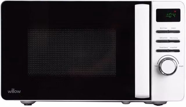 Willow 20L 800W Solo Digital Countertop Microwave - White – 1