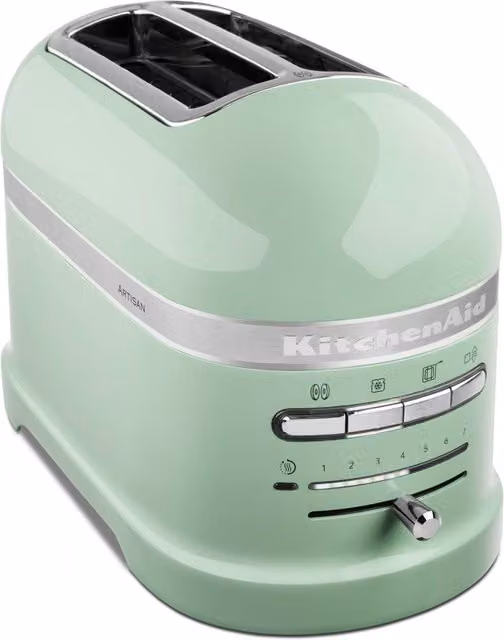 KitchenAid Artisan 2 Slot Metal Toaster with Digital Display in Green