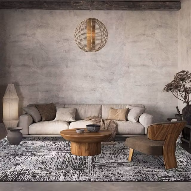 Desire Rugs Belgravia Modern Abstract Area Rug in Grey, W: 160 cm, L: 230 cm – 1