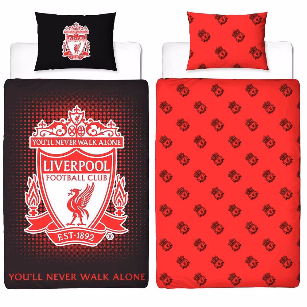 Liverpool FC Reversible Red Duvet Cover and Pillowcase Set, W/H: 90 x 200 cm – 3