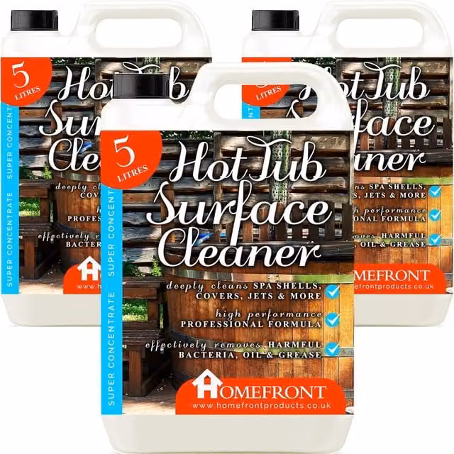 Homefronts Hot Tub Surface Waterline Cleaner, 15 kg, White/Transparent