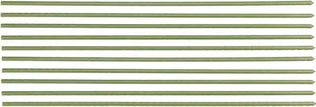 Garden Gear Green Plant Support Canes, Pack of 10, Height: 90 cm