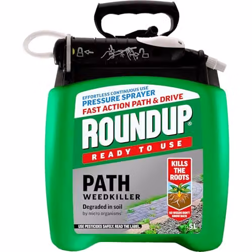 Roundup Path Weedkiller 5 l Ready to Use Pump N Go Spray – 1