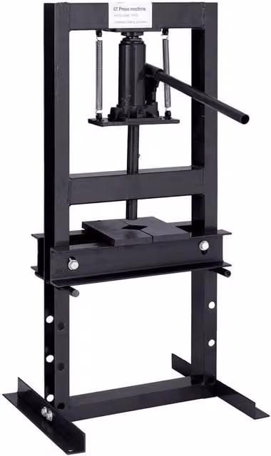 Livingandhome 6 Ton Floor Standing Hydraulic Press in Black