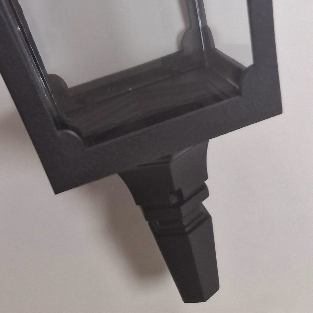 Netlighting Chapel Mini Outdoor Pendant Ceiling Light in Black with Transparent Glass – 3