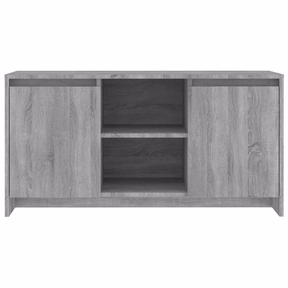 Berkfield Home Grey Sonoma TV Cabinet in MDF, W: 102 cm, D: 37.5 cm, H: 52.5 cm – 3