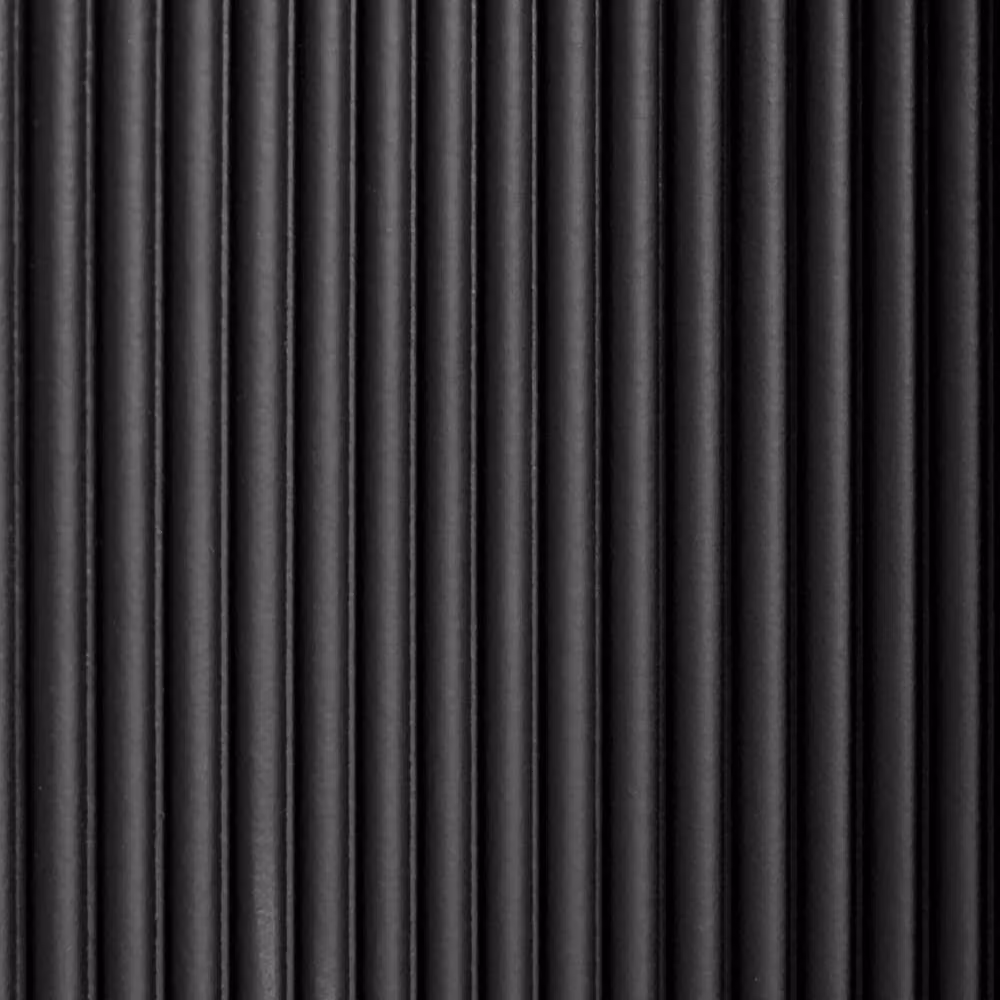 Wyld and Coco Nexa Black Round Side Table with Fluted MDF Base, W/D/H: 30 x 30 x 30 cm – 6