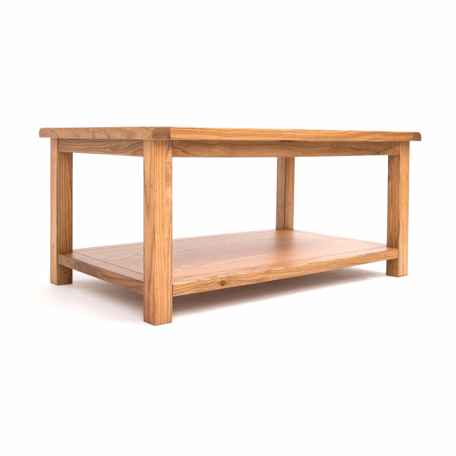 Cabinet Bits Rectangular Coffee Table with Shelf in Brown, H45 x W100 x D60 cm – 2