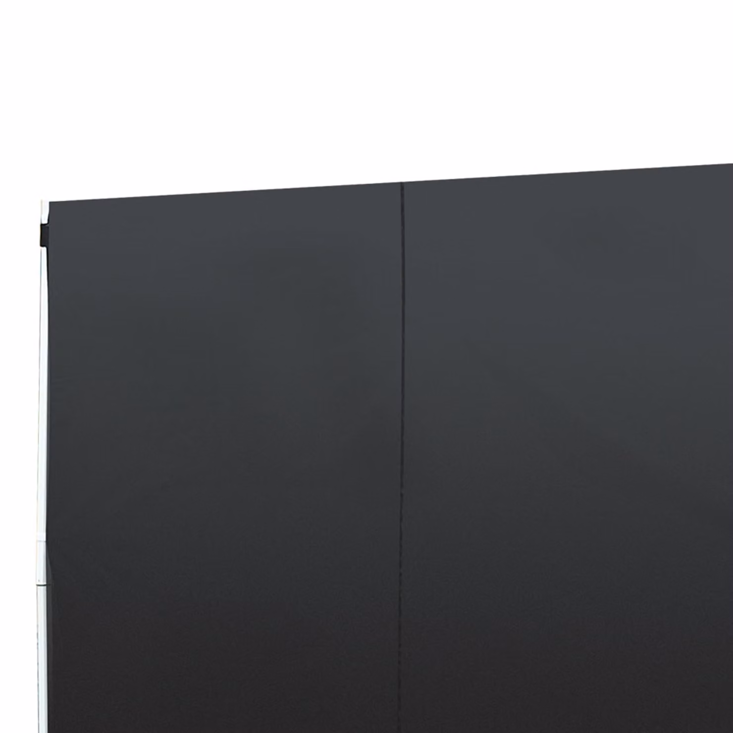 Outsunny Replacement Gazebo Side Wall Panels with Window, Black – 7