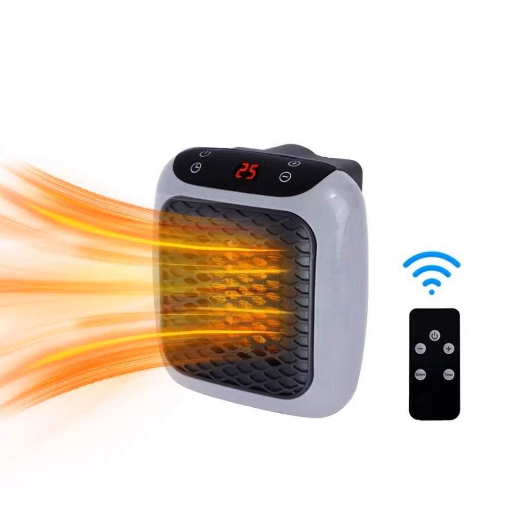 PAWNORA 800W Portable Fan Heater in Grey – 2