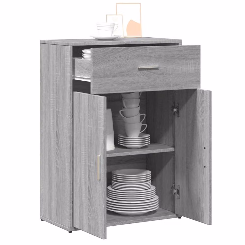 Berkfield Home Grey Sonoma Sideboard, W/D/H: 60 x 30 x 84 cm – 2