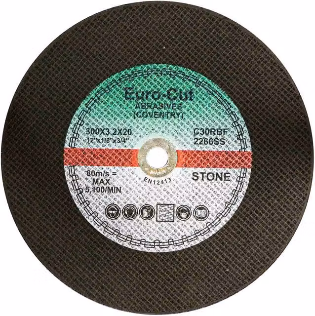 Pegdev Professional Stone and Metal Cutting Disc, Black, Diameter: 300 mm, Pack of 20 – 1