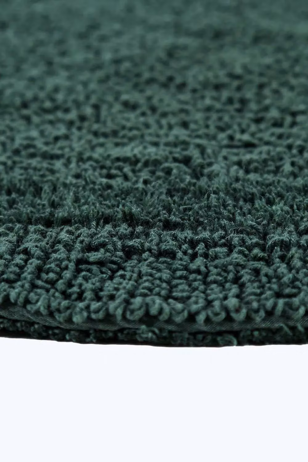 Homescapes Luxury 2 Piece Reversible Cotton Bath Mat and Pedestal Mat Set in Forest Green – 5