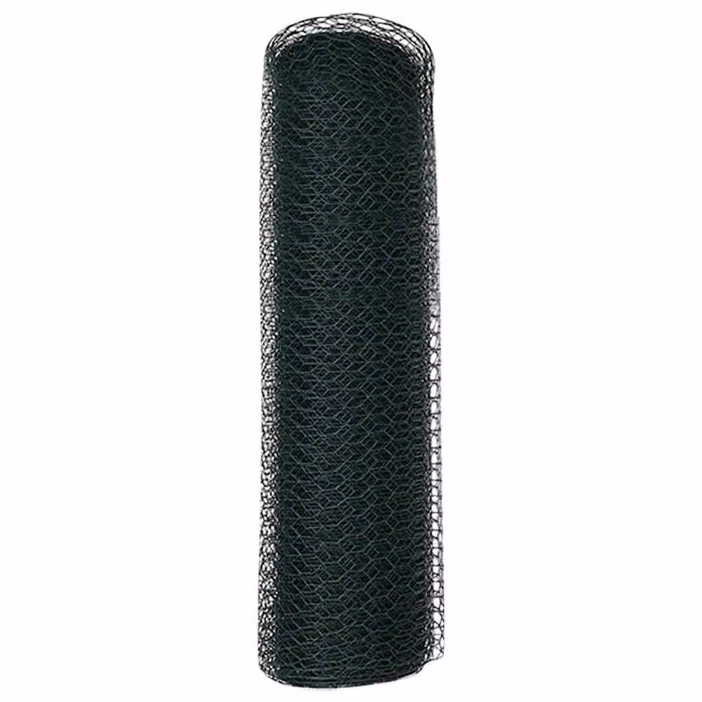 Berkfield Home Green PVC Coated Steel Hexagon Fence, H: 0.6 m x W: 100 m – 4