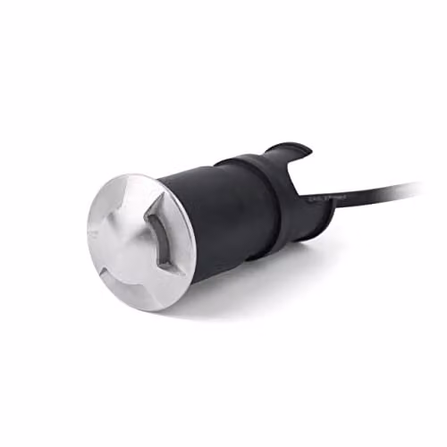 Faro Barcelona Kane-3 Recessed Stainless Steel LED Ground Light, 3W, 3000K Warm White, Silver – 1