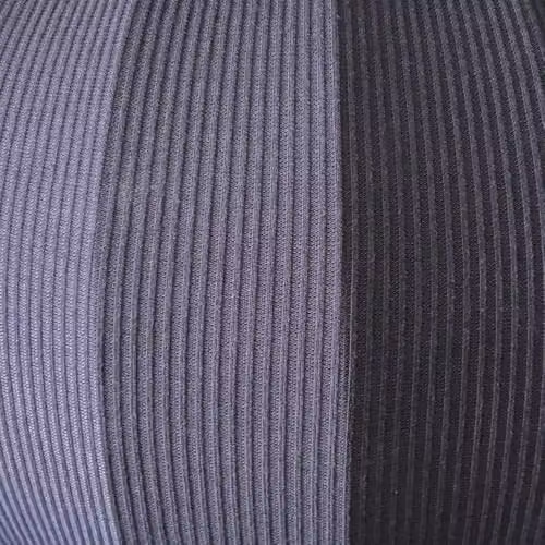 CGC Lighting Round Ribbed Stretch Cotton Fabric Lampshade in Blue – 5