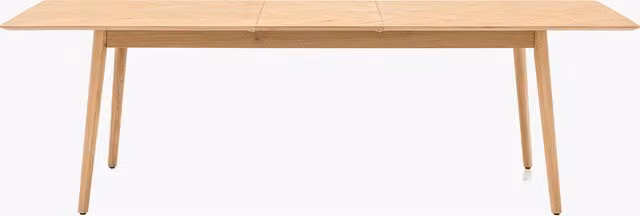 Perch & Parrow Finn Extendable Oak Dining Table in Beige
