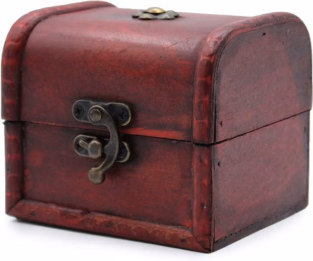 Ancient Wisdom Small Classic Chest in Maroon – 3