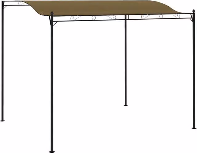 Berkfield Home Sunshade Awning in Beige, W 300 cm x H 255 cm x D 240 cm – 1