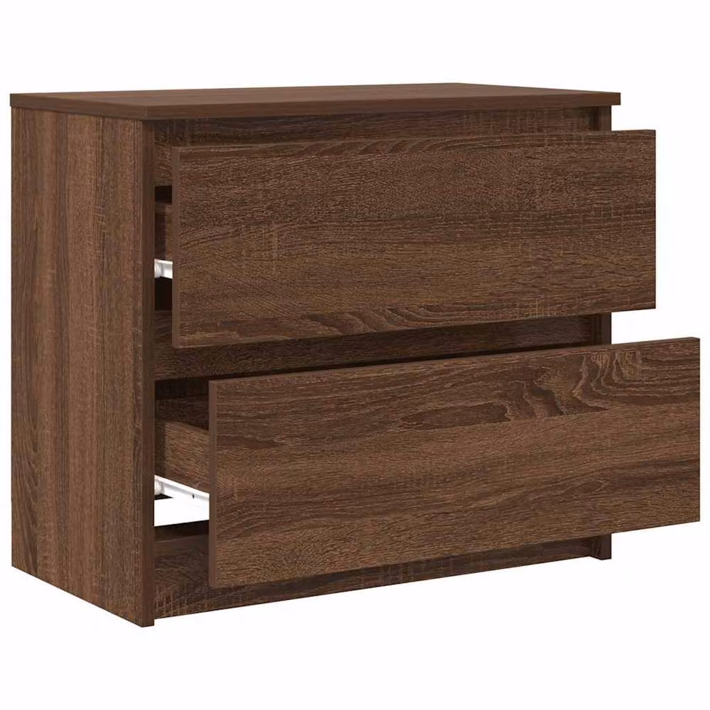 Berkfield Home Modern TV Cabinet in Brown Oak, W/D/H: 60 x 35 x 54 cm – 3