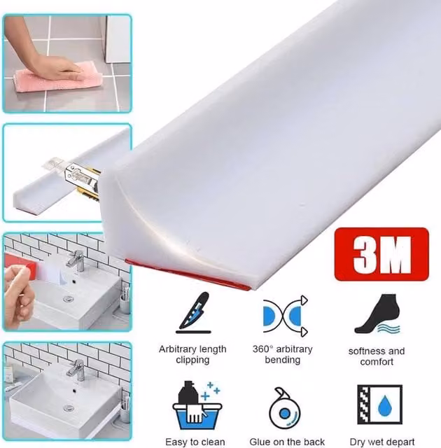 PAWNORA Waterproof Self Adhesive Silicone Sealing Tape in White – 1