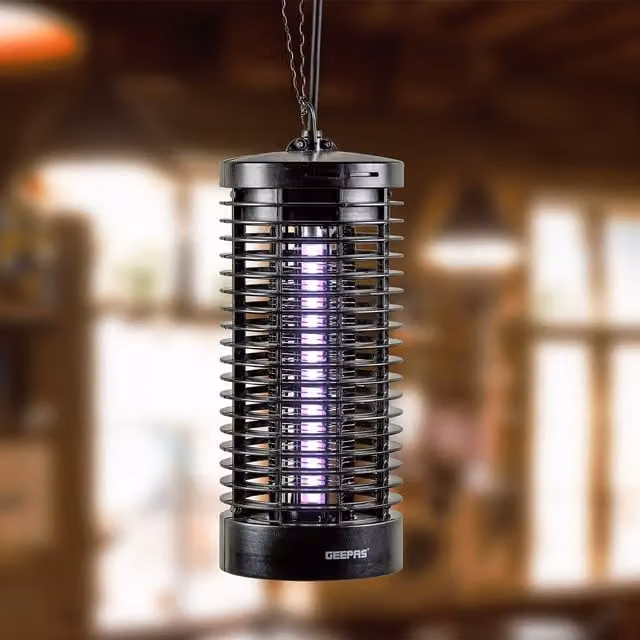Geepas 6W Electric Bug Zapper and UV Light Insect Killer in White